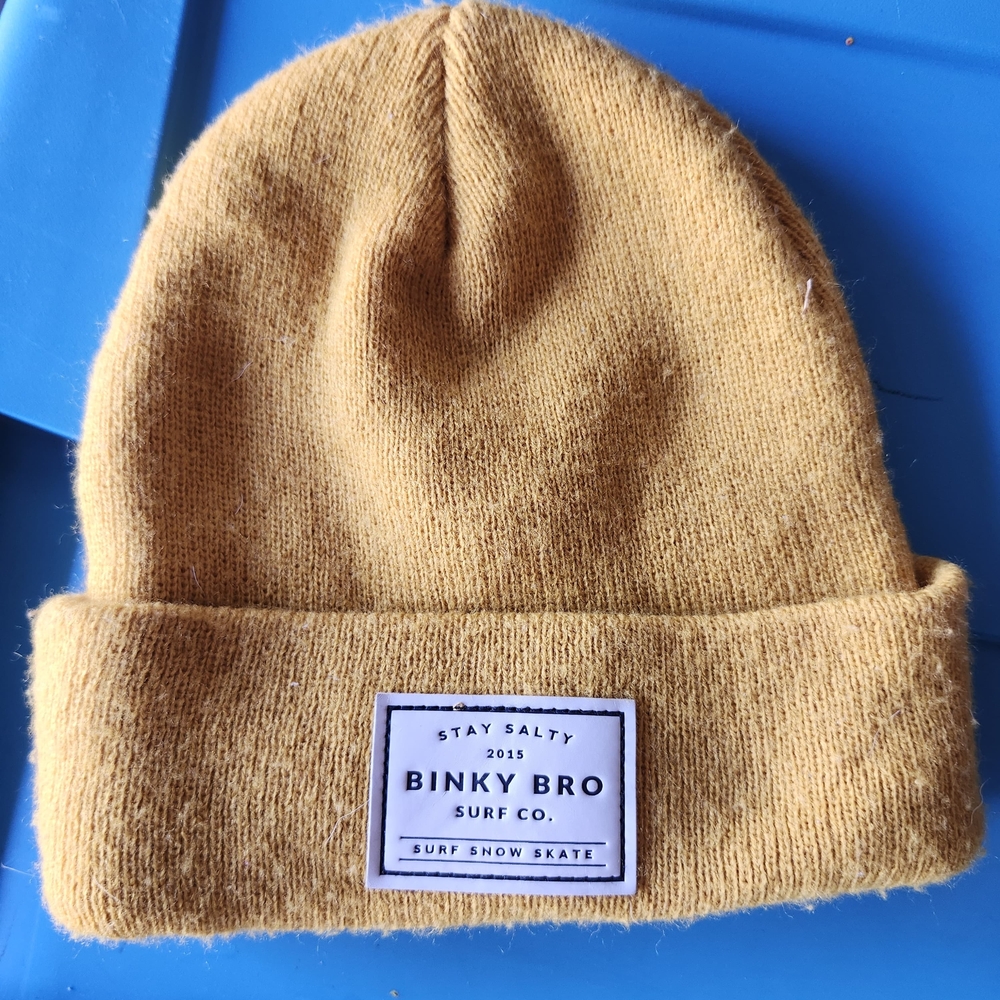 Binky Bro Mustard Beanie
